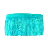 Vágott végű  rojt 10 cm hosszú - LIGHT TURCHESE 